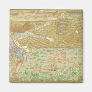 Mädchen Camille Pissarros  , die Tennis, von Magnet