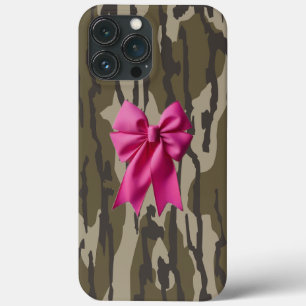 Mädchen Camo Rosa Schleifen-Bow-Boden Lands Camo Case-Mate iPhone Hülle