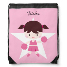 Mädchen-Cheerleader-Rosaeinheitliche