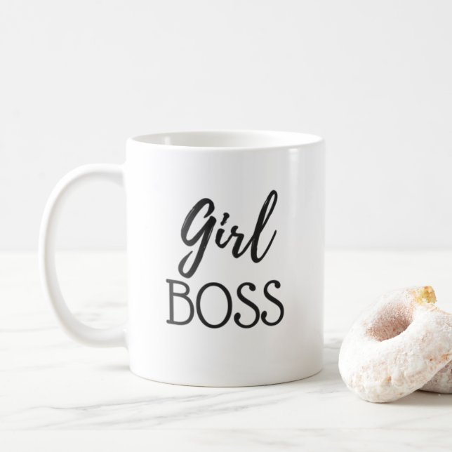 Mädchen-Chef Kaffeetasse (Mit Donut)