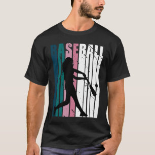 Mädchen Cool Retro Pink Baseball Großtochter Gebur T-Shirt
