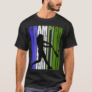 Mädchen Cooles Baseball Geburtstag Softball Retro T-Shirt