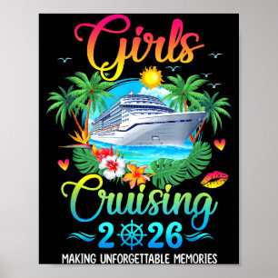Mädchen cruisen 2026 Erinnerungen machen Schwester Poster