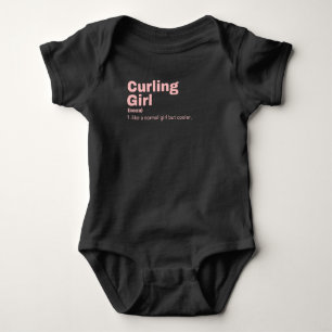  Mädchen - Curling Baby Strampler