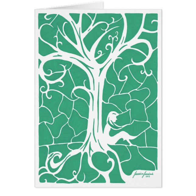 Mädchen, das durch wirbelnden Baum v.3 sitzt (Vorne)