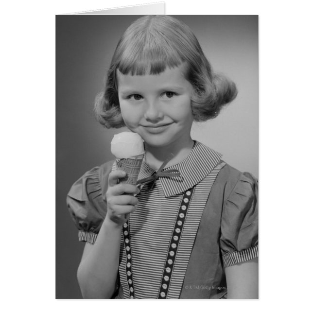 Mädchen, das Eis isst (Vorne)