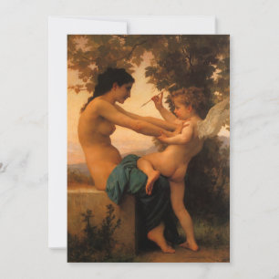 Mädchen, das sich gegen Cupido verteidigt von Boug