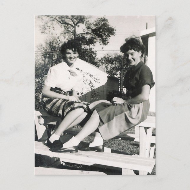 MÄDCHEN DER 1950er Jahre #14 Postkarte (Vorderseite)