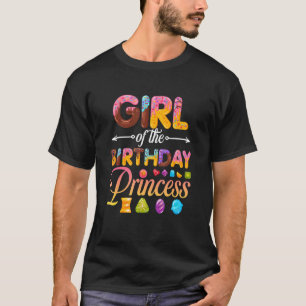 Mädchen der GeburtstagsPrinzessin Donut Birthday G T-Shirt