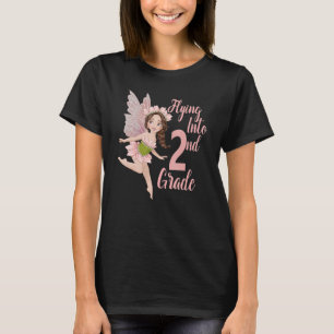 Mädchen der zweiten Klasse 1ster Schultag Fairies T-Shirt