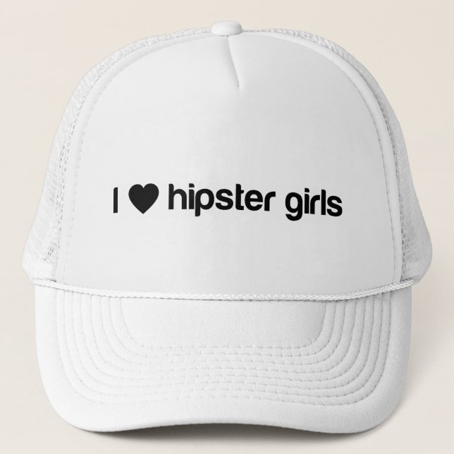 Mädchen (des Herz) Hipsters I Truckerkappe (Vorderseite)