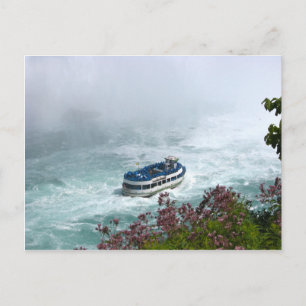 Mädchen des Nebel-Bootes bei Niagara Falls, Postkarte