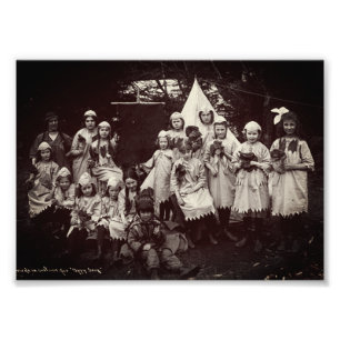 Mädchen des Waldes Fotodruck