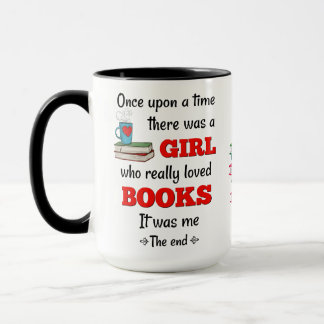 Mädchen, die Bücher lieben Tasse