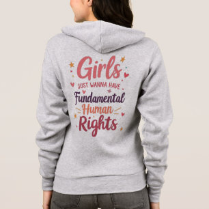 Mädchen, die nur wollen, haben grundlegende Mensch Hoodie