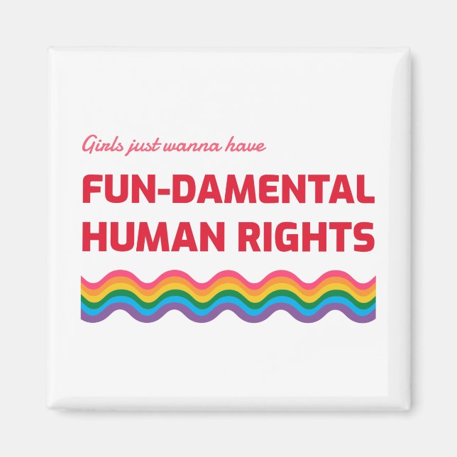 Mädchen, die nur wollen, haben grundlegende Mensch Magnet (Vorne)