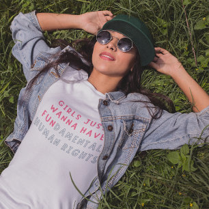 Mädchen, die nur wollen, haben grundlegende Mensch T-Shirt
