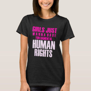 Mädchen, die nur wollen, haben Spaß an den grundle T-Shirt