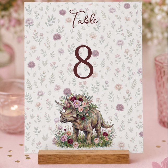 Mädchen-Dinosaurier-Geburtstag Acrylschild (Von Creator hochgeladen)
