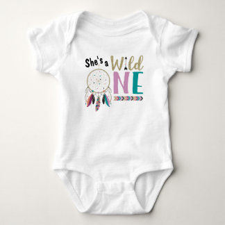 Mädchen Dreamcatcher wilde 1. Baby Strampler