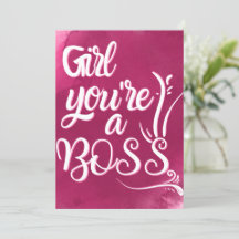 Mädchen, du bist ein Boss - Lady Boss Zitate