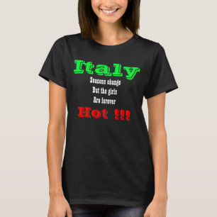 Mädchen-Dunkelheit T - Shirt Italiens heißer