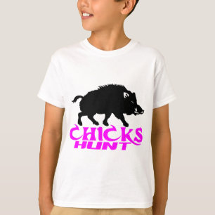 MÄDCHEN-EBER-JAGD T-Shirt