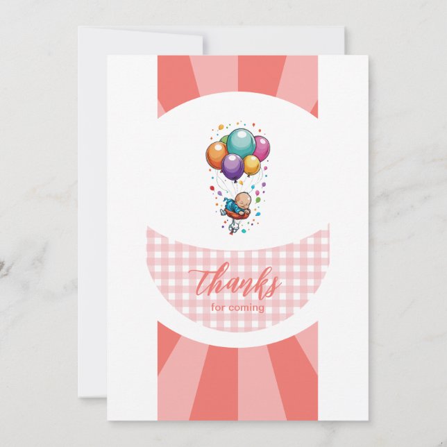 Mädchen Einladung (Rückseite)