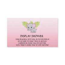 Mädchen Elephant Babydusche Dusche Rosa