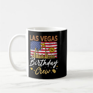 Mädchen Familie Las Vegas Geburtstags-Crew-Squad B Kaffeetasse