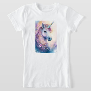 Mädchen Fantasy Einhorn T-Shirt