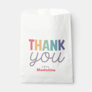 Mädchen Farbige Zwei Viel Spaß Regenbogen 2. Gebur Geschenktütchen