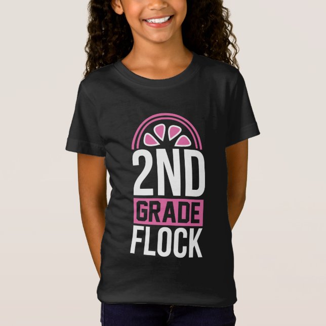 MÄDCHEN FEINES JERSEY T-SHIRT (Vorderseite)