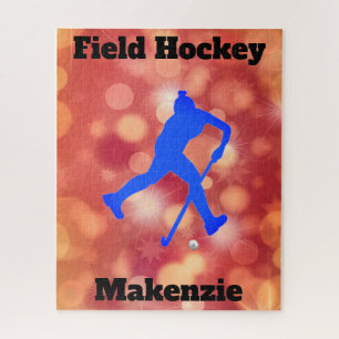 Mädchen Feldhockey Puzzle