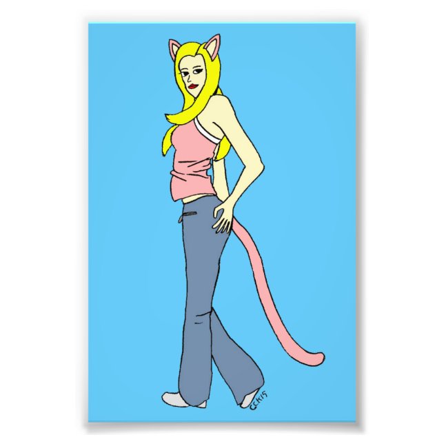 Mädchen Fotodruck (Vorne)