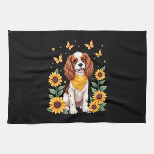 Mädchen Frauen Mutter Cavalier King Charles Spanie Geschirrtuch