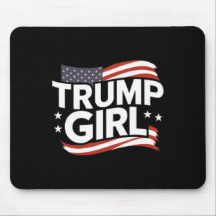 Mädchen für Donald Trump Süße Trump-Flagge Frauen Mousepad