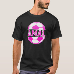 Mädchen Fußball-Fußball-Sportfan Ba T-Shirt