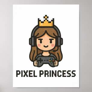 Mädchen-Gamer-Video Frauen-Gaming-Zeug für Mädchen Poster