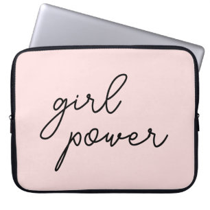 Mädchen-Gang Süße Pinke Mädchen-Power Moderne Femi Laptopschutzhülle