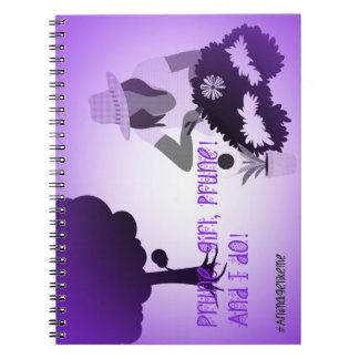 Mädchen-Gärtner-Notizbuch Notizblock