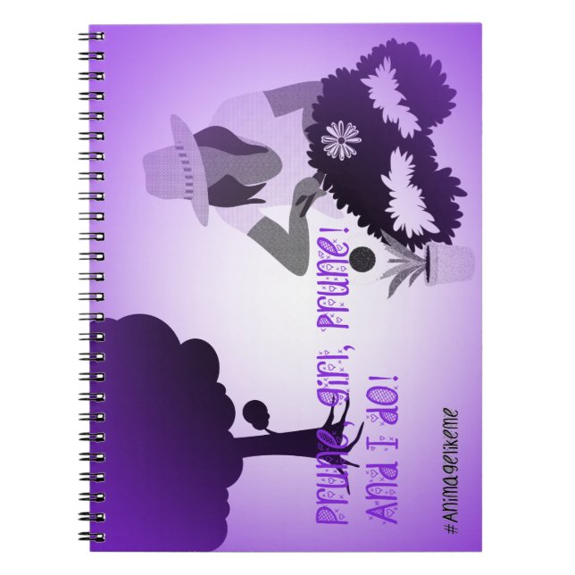 Mädchen-Gärtner-Notizbuch Notizblock (Vorderseite)