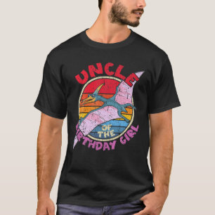 Mädchen Geburtstag I Onkel I Pterodactylus I Famil T-Shirt