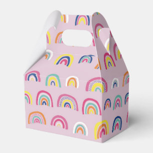 Mädchen Geburtstag Rosa Regenbogen Geschenkschachtel