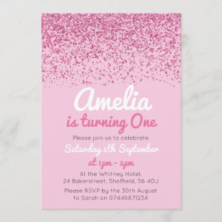 Mädchen-Geburtstags-Party Einladung