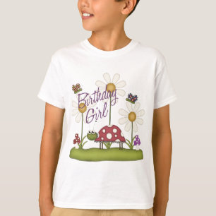 Mädchen-Geburtstags-Wanzen T-Shirt