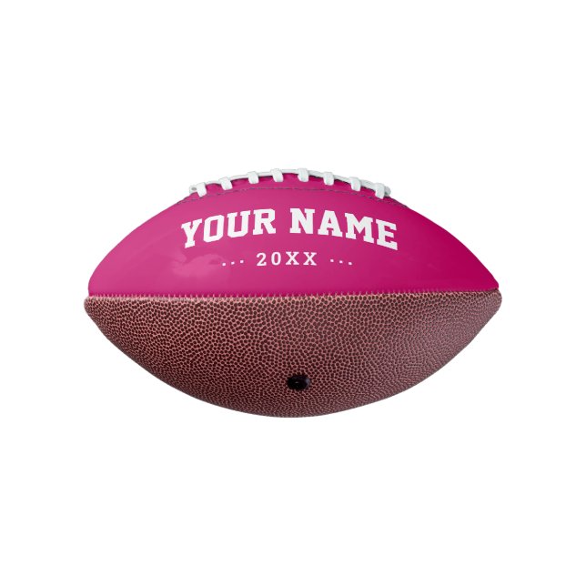 Mädchen Geburtstagsgeschenk Idee Zoll rosa Mini-Fu Football (Gedreht 270)