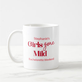 Mädchen gehen auf Krawall Moderne Skript Junggesel Kaffeetasse