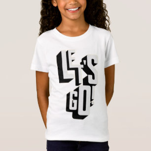 Mädchen geht T-Shirt
