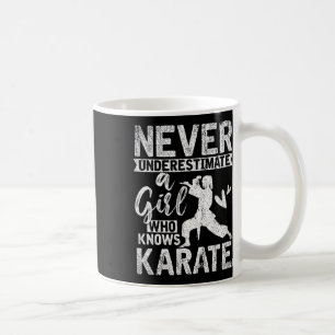 Mädchen Geschenk nie unterschätzen ein Mädchen, da Kaffeetasse